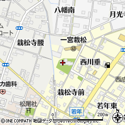 愛知県一宮市大赤見西川垂周辺の地図