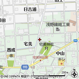 愛知県一宮市西大海道東光寺84周辺の地図