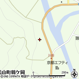 京都府南丹市美山町鶴ケ岡橋戸周辺の地図