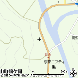 京都府南丹市美山町鶴ケ岡4-1周辺の地図