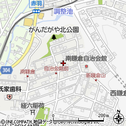 神奈川県鎌倉市津1050周辺の地図