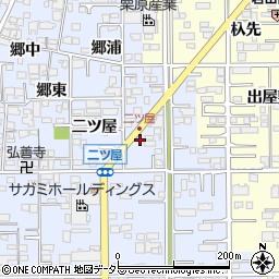 愛知県一宮市小信中島萱場14-1周辺の地図