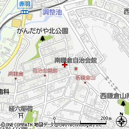 神奈川県鎌倉市津1040-16周辺の地図