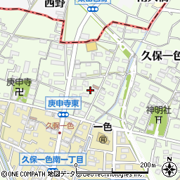 愛知県小牧市久保一色2870周辺の地図