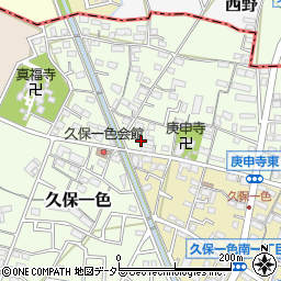愛知県小牧市久保一色3062周辺の地図