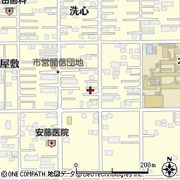 愛知県一宮市開明出屋敷62周辺の地図