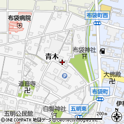 愛知県江南市五明町青木159周辺の地図