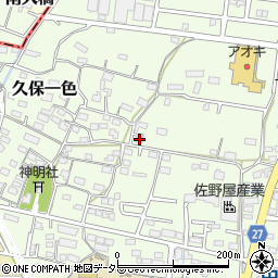 愛知県小牧市久保一色1344周辺の地図