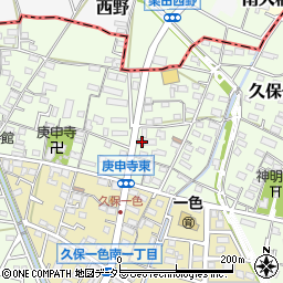 愛知県小牧市久保一色2878周辺の地図