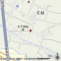 静岡県御殿場市仁杉165-4周辺の地図