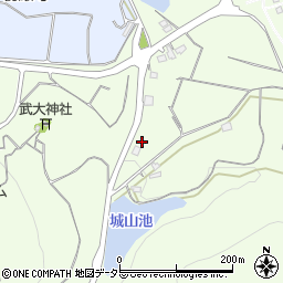 京都府綾部市栗町山田周辺の地図