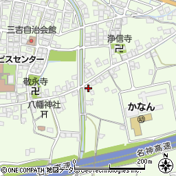 滋賀県米原市三吉88周辺の地図