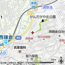 神奈川県鎌倉市津1040-84周辺の地図