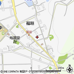 京都府綾部市豊里町福垣周辺の地図