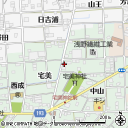 愛知県一宮市西大海道東光寺81周辺の地図