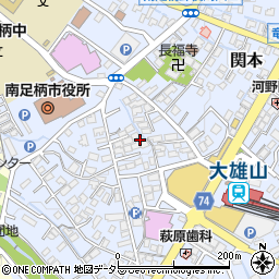 神奈川県南足柄市関本516周辺の地図