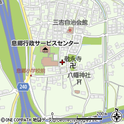 滋賀県米原市三吉540周辺の地図