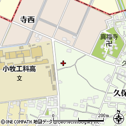 愛知県小牧市久保一色3732周辺の地図