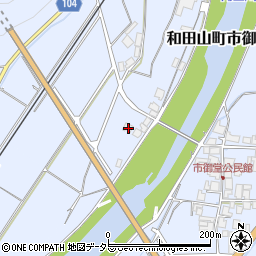 兵庫県朝来市和田山町市御堂441周辺の地図