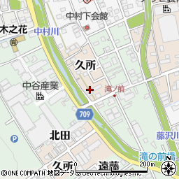 神奈川県足柄上郡中井町久所377-1周辺の地図