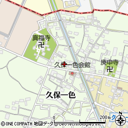 愛知県小牧市久保一色3176周辺の地図