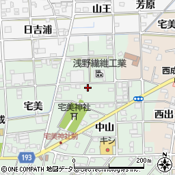 愛知県一宮市西大海道東光寺77-2周辺の地図