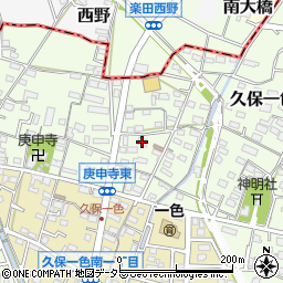 愛知県小牧市久保一色2879周辺の地図