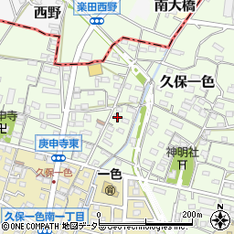 愛知県小牧市久保一色2893周辺の地図