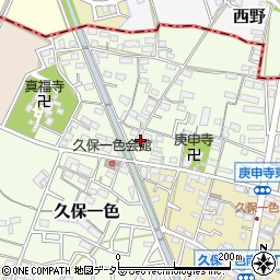 愛知県小牧市久保一色3061周辺の地図