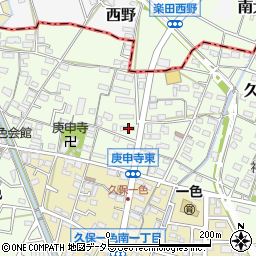 愛知県小牧市久保一色2960周辺の地図