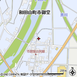 兵庫県朝来市和田山町市御堂226-2周辺の地図