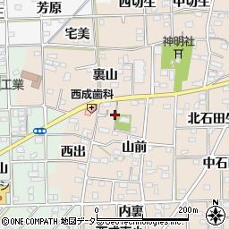 愛知県一宮市春明山前37周辺の地図