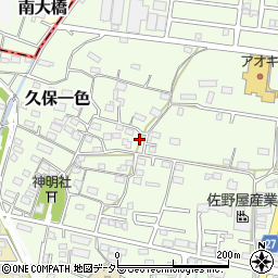 愛知県小牧市久保一色1661-2周辺の地図