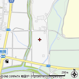 京都府綾部市有岡町（高向）周辺の地図