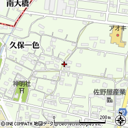 愛知県小牧市久保一色1661-6周辺の地図