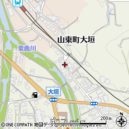 兵庫県朝来市山東町大垣444周辺の地図