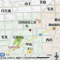 愛知県一宮市西大海道東光寺63周辺の地図