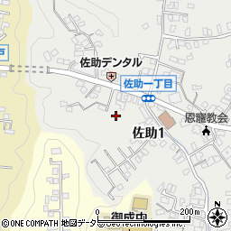 神奈川県鎌倉市佐助1丁目12-16周辺の地図