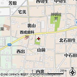 愛知県一宮市春明山前40周辺の地図