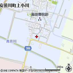 滋賀県高島市安曇川町上小川262周辺の地図