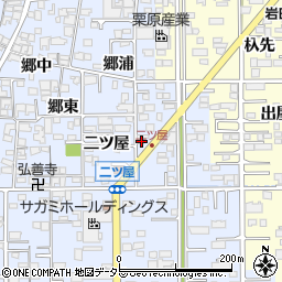 愛知県一宮市小信中島萱場12-1周辺の地図