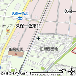 愛知県小牧市久保一色888周辺の地図
