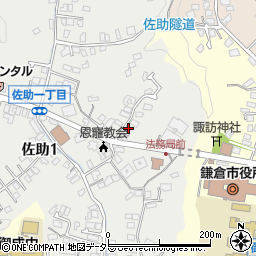 テラス鎌倉２周辺の地図