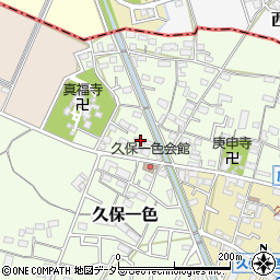 愛知県小牧市久保一色3177周辺の地図