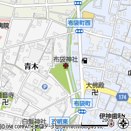 愛知県江南市五明町青木177周辺の地図