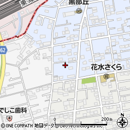 神奈川県平塚市黒部丘30-8周辺の地図