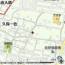 愛知県小牧市久保一色1345周辺の地図