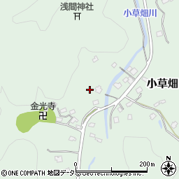 千葉県市原市小草畑周辺の地図