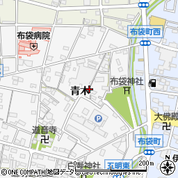 愛知県江南市五明町青木55周辺の地図
