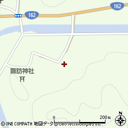 京都府南丹市美山町鶴ケ岡（長井）周辺の地図